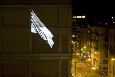  Potential Flag, Samuel Bianchini, 2008 Exposition Version bêta, Centre pour l'image contemporaine, Genève, octobre 2008.