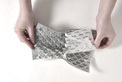 Recherche textile autour du design pour désassemblage par Laetitia Forst.